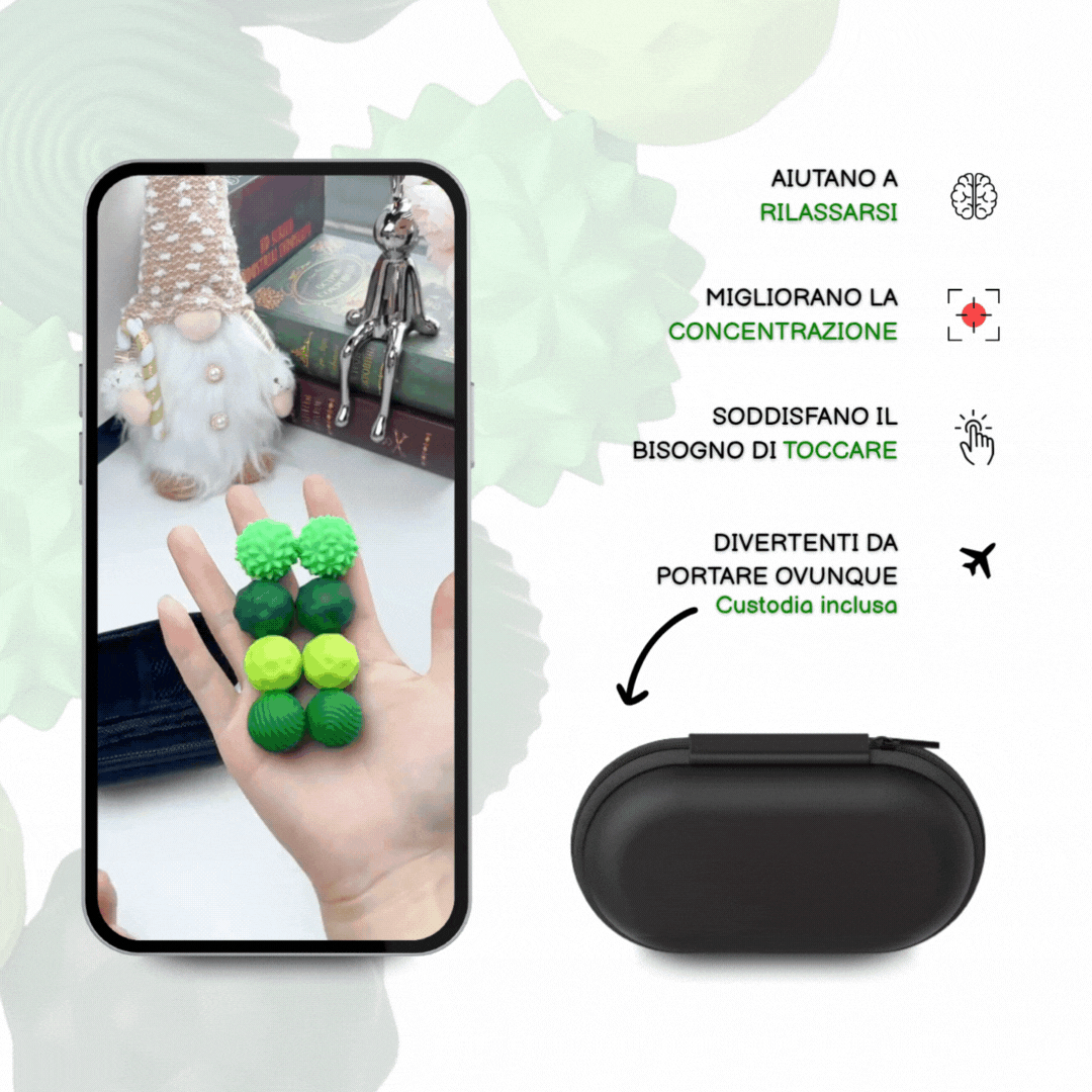 Kindoo™ Set di 8 Palline Sensoriali